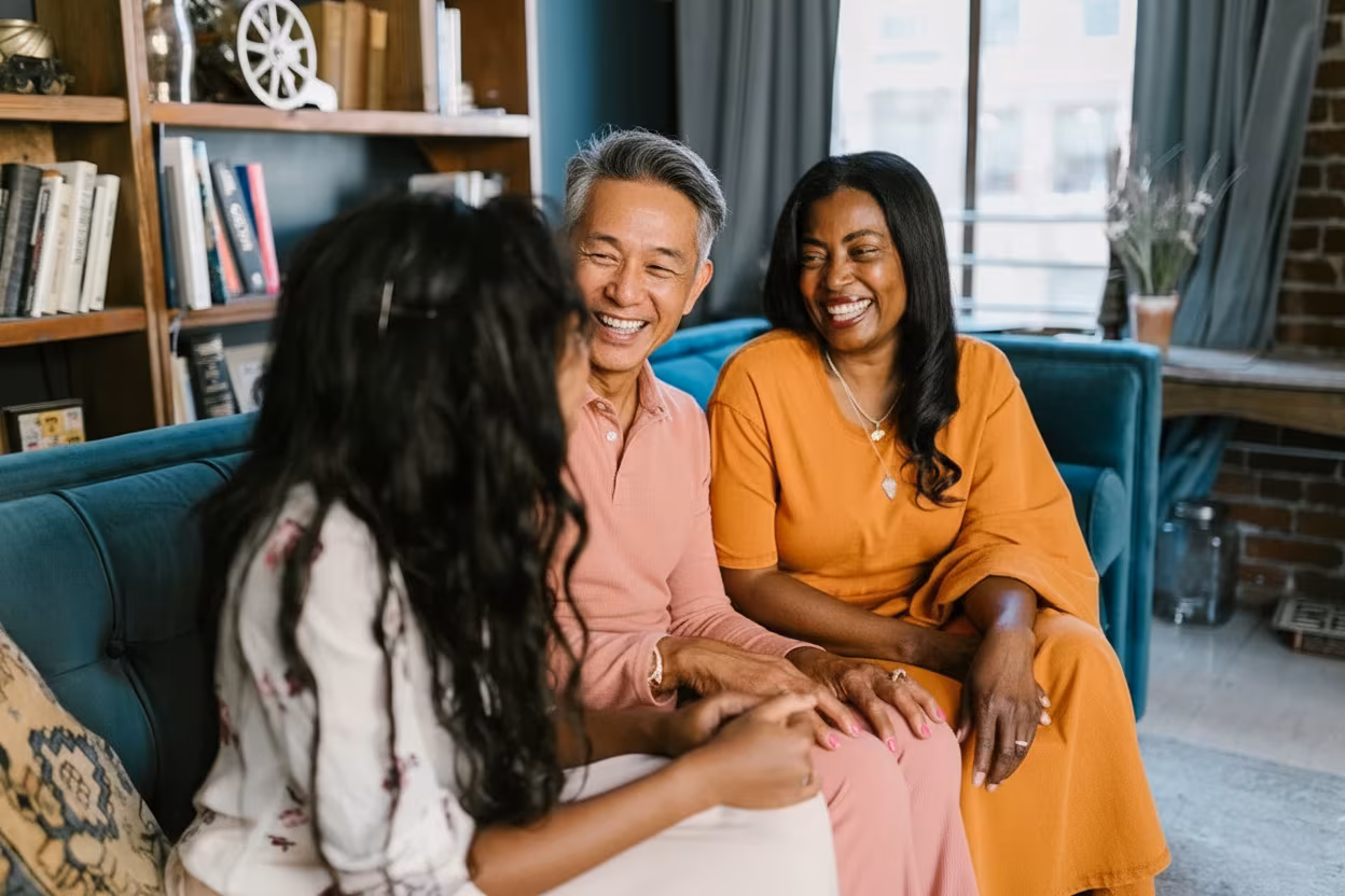 Group of people talking